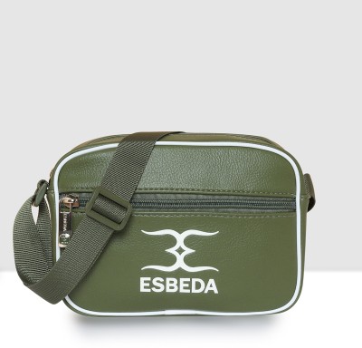 ESBEDA Green Sling Bag Small Boxy Sling Bag