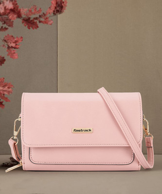 Fastrack Pink Sling Bag Solid