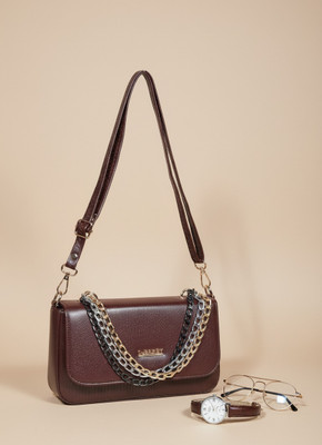 DONICY Brown Sling Bag Designer sling bag for girls