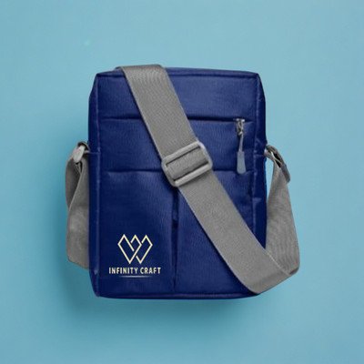 infinity craft Blue Sling Bag Side Bag For Men/Sling Bag/Crossbody Messenger Bag For Office Business Travel