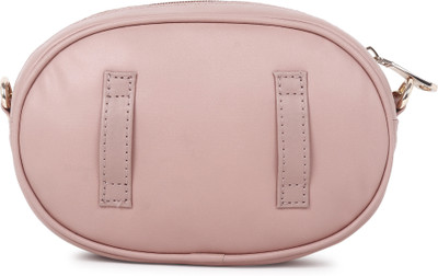 black spade Pink Sling Bag Structured Quilted Crossbody