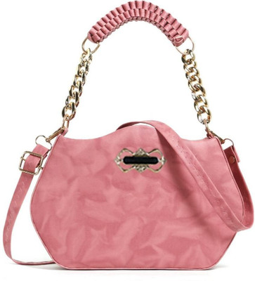 Nariox Pink Sling Bag Attractive Trendy Women Black PU Sling Bags