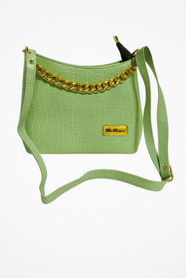 Rpdam Green Sling Bag BOX BAGS