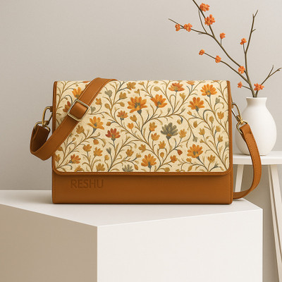 Reshu Tan Sling Bag stylish hand purse premium quality bag