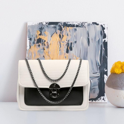 Nariox White Sling Bag stylish women hand sling bag