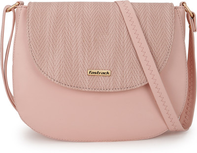 Fastrack Pink Sling Bag Solid