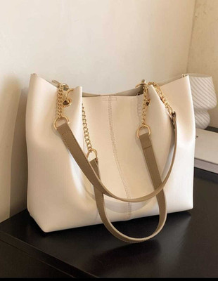 ROSHNI Tan Shoulder Bag Handbag