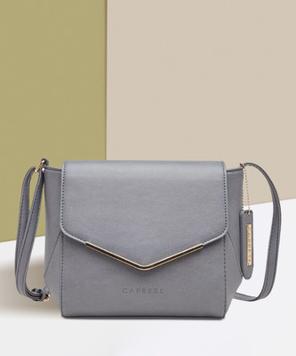 Caprese Grey Sling Bag Sling Medium Sky Blue