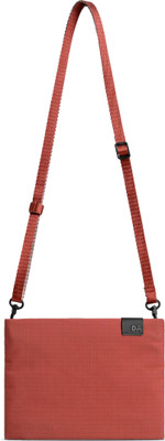 DailyObjects Red Sling Bag Sand Pivot Expandable Crossbody - Large