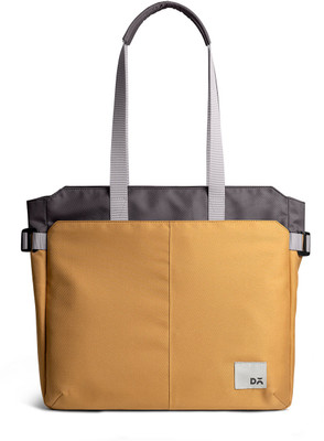 DailyObjects Yellow Shoulder Bag Charcoal-Amber Key Tote Bag