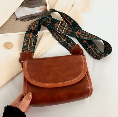 LIZIQI Blue Sling Bag KOREAN STYLE NIRWANA BAG FOR COLLAGE GIRLS