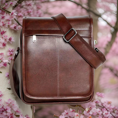 JairaJ Brown Sling Bag Men Sling Bag extra large