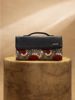 ZOUK Red Clutch Rhea Kapoor Clutch - Nawabi Couture