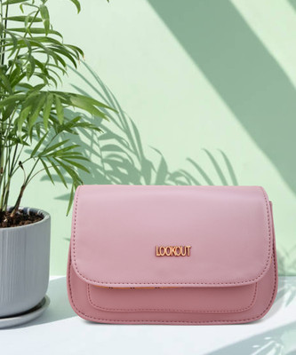 Lookout Fashion Pink Sling Bag Women Handbag Shoulder Sling Bags