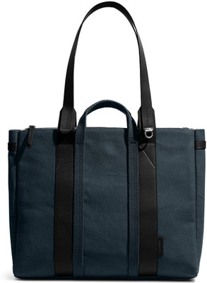 DailyObjects Blue Tote Navy-Black System Tote Bag