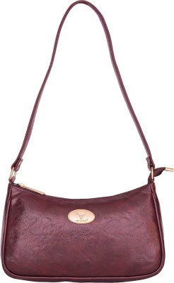 REDHORNS Maroon Sling Bag Vegan Leather Sling Bag For Women