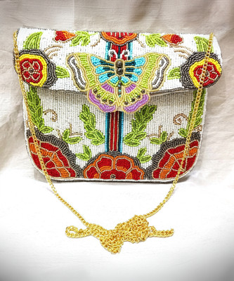 HimalayaHandicraft Multicolor Sling Bag Partywear women and girls clutch purse