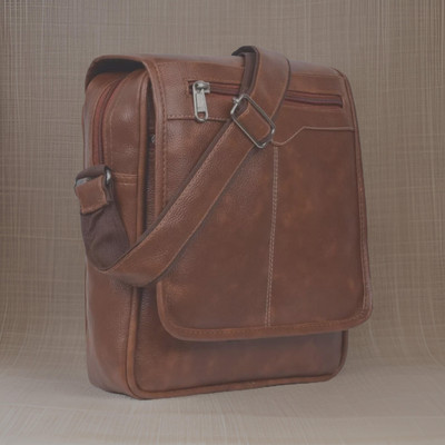 house of common Tan Sling Bag Men Sling Bag side bag for men(S-11*11)