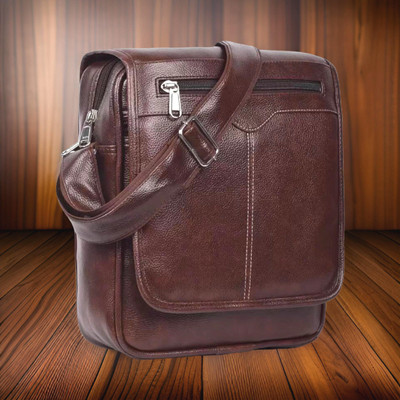 house of common Brown Sling Bag Men Sling Bag side bag for men(S-11*11)