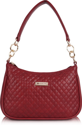 Golden Star Maroon Sling Bag Pop colour Sling bag