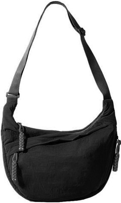 Egab Travel Crossbody Crescent Bags for Women (Black) Shoulder Bag(Black, 10 L)