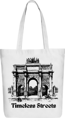 Eshaaver Black Tote Stylish Cotton Canvas Tote Bag for Women | Eco-Friendly, Reusable, Shoulder Bag