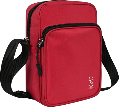Shavika Red Sling Bag Sling Cross Body Messenger one Side Shoulder Pouch Bag for Men