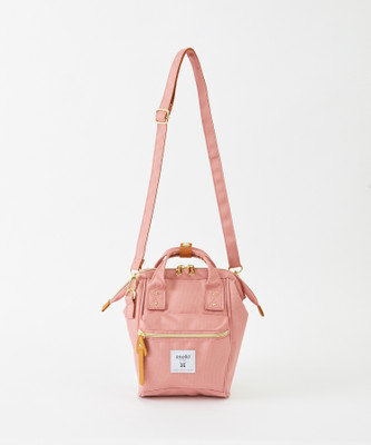 anello Pink Shoulder Bag REPREVE CROSS BOTTLE Clasp 2WAY(Kuchigane design)| Designed in Japan.