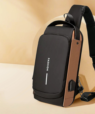 NDT Multicolor Sling Bag Cross backpack Anti Theft Sling For Men & Women Waterproof Bag