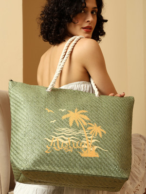 ENSAC Women Green Hand-held Bag