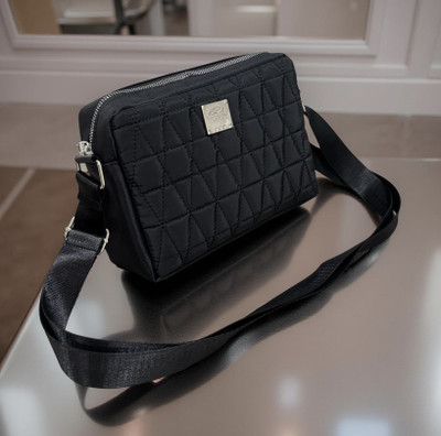 Craveforit Black Sling Bag Stylish trendy crossbody sling bag