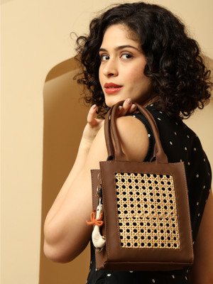 ENSAC Brown Sling Bag Stylish Mini Handbag for Office & Casual use