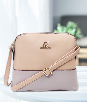 magnifique Pink Sling Bag Peach Sling bag for Women and Girls / Side bag / Handbag / Cross body bag