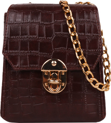 ALIZA Brown Sling Bag Classic SLING BAG for women and girls