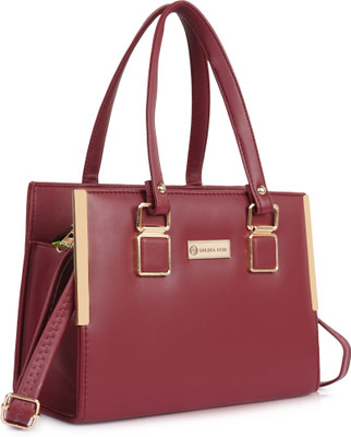Golden Star Maroon Sling Bag Handbag