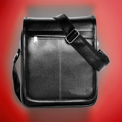 house of common Black Sling Bag Men Sling Bag extra large (S-10*8.5*3)