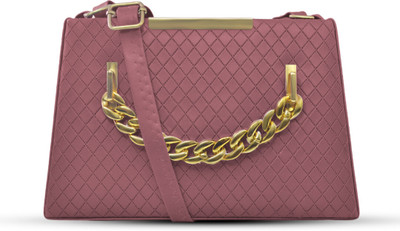 ROGAN Maroon Sling Bag Lightweight Regular Use Rexin Zipper Sling Bag for Women
