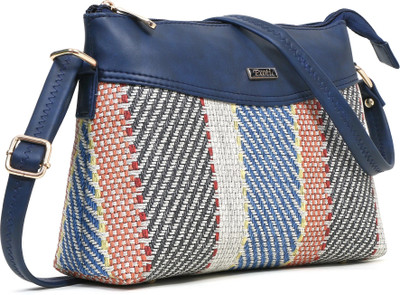 Exotic Blue Sling Bag Glen Plaid Sling Bag