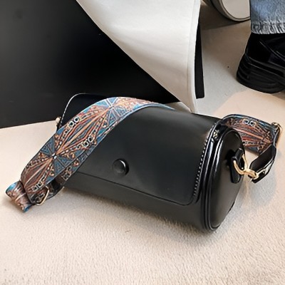 SQ Fashion Black Sling Bag Trendy PU bags for women