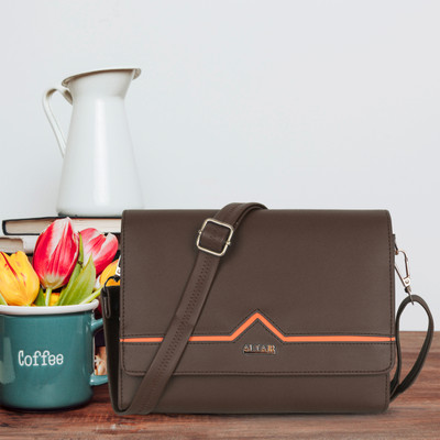 Altair Brown Sling Bag Sling Wallet