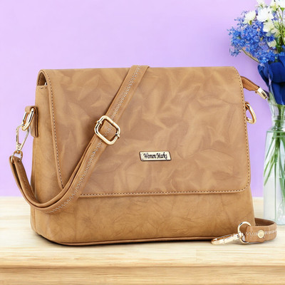 Women Marks Beige Sling Bag BFT-07-FLAP-BEIGE