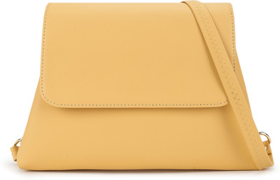 Fastrack Yellow Sling Bag Solid