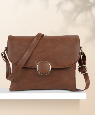 Kinky Brown Sling Bag LB-615-SLINGBAG-PACK1-BROWN