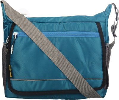 niava Blue Sling Bag Nylon Sling Cross Body Travel Office Business Messenger one Side Shoulder Bag