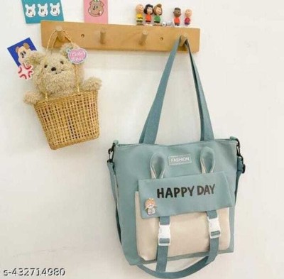 kidsmuch Green Tote Nylon cloth women's bag new shoulder bag Korean version sweet and fashionable