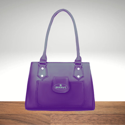 BRANVY Purple Shoulder Bag womens fashionable and trendy sling bag