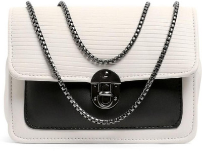 Nariox White Sling Bag New Women's style siling begs for girls Mekaup bags ️ party wear