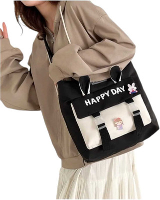 kidsmuch Black Tote Nylon cloth women's bag new shoulder bag Korean version sweet and fashionable