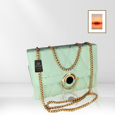 Bliss Multicolor Sling Bag Green Elegant slingbag trendy bags for women