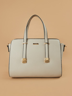 CODE by Lifestyle Grey Hand-held Bag Structured Handheld Bag